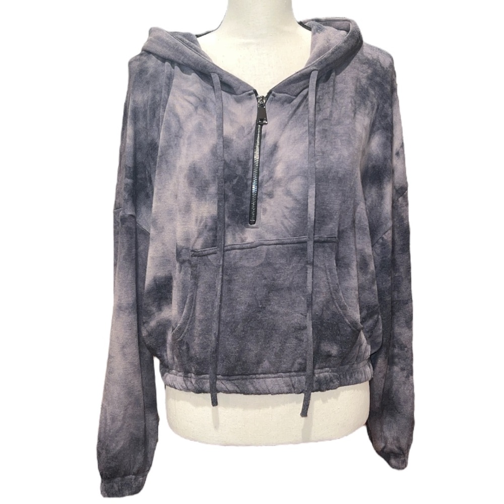 Ariella 3/4 Zip Tie Dye Hoodie